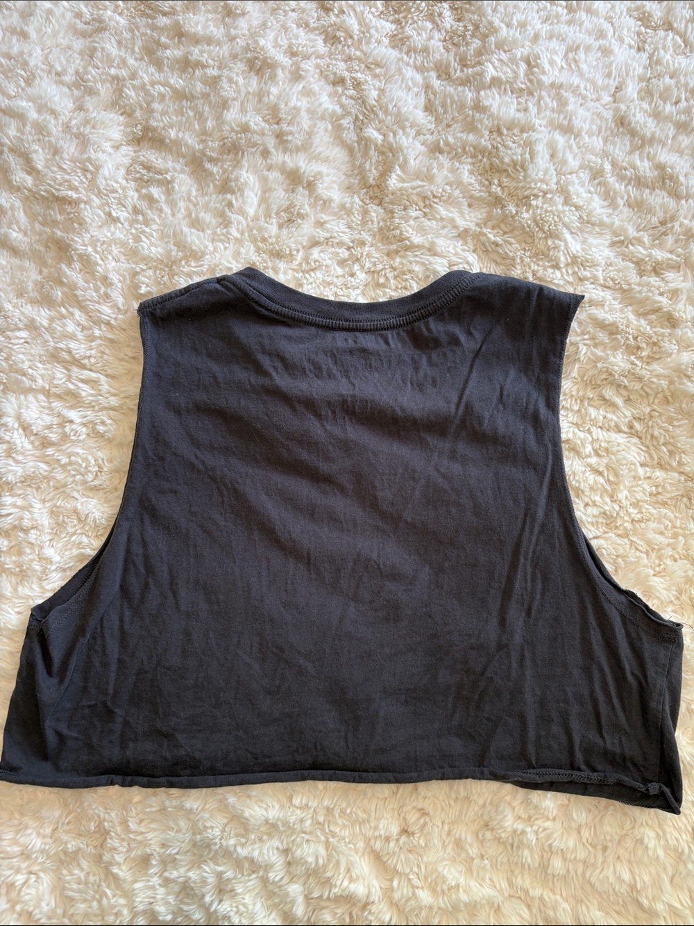 Pink Floyd Women's Black Cropped Graphic Tank Top Rhinestone - Picture 3 of 7